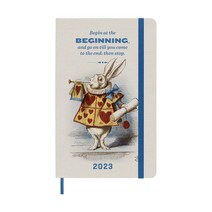 몰스킨 Moleskine 이상한 나라의 엘리스 2023년 다이어리 라지사이즈, 토끼