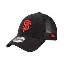 184067 골프모자 뉴에라 9Forty MLB 샌프란시스코 자이언츠 블랙 트러커 조절 가능 캡