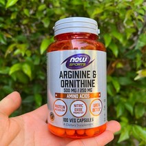나우푸드 스포츠 아르기닌 & 오르니틴 500mg/250mg 100캡슐