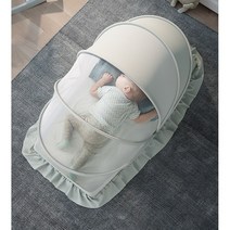 아기모기장 원터치모기장 아기침대모기장 그늘막이동식 유아모기장, 핑크
