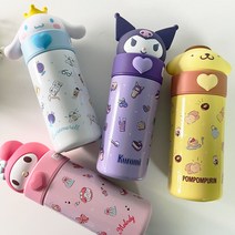 산리오 유치원 텀블러 마이멜로디 폼폼푸린 쿠로미 시나모롤 캐릭터 유아 물병 350ML