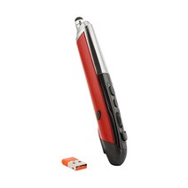 펜마우스인체 공학적 무선 마우스 USB 광학 1600 인치 당 점 침묵 연필 미니 PPT 포인터 펜 레이저 PC 노트, 01 Red, 한개옵션1