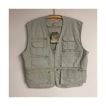 울리치 Woolrich Classic Fisherman/hunting Blue Fishing Vest Pockets Mens Large NWT 122294