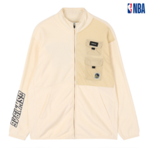 NBA NBA 골든스테이트 우븐배색 포켓장식 폴라폴리스 자켓 N203TJ030P