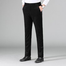 남자 2022 가을/겨울 새로운 코듀로이 캐주얼 바지 남성용 슬림 스트레이트 두꺼운 중년 남성 바지 a