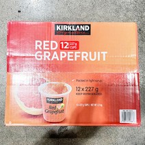 커클랜드시그니처 KIRKLAND SIGNATURE 코스트코 홍자몽컵 227G X 12, 아이스박스포장