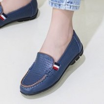 제이슈 가죽 로토 펀칭 로퍼