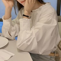일타스캔들 전도연룩 프렌치 화이트블라우스 프릴레이스