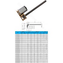 소형정밀감속기 DC 6V 금속 기어 모터 30 - 2000RPM 저속 마이크로 박스 감속기 M4 스레드 역방향 출력 샤, 12 DC6V 500RPM