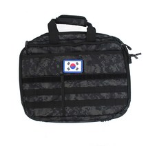 후아미 간부서류가방 검정디지털 군인 군용 크로스백