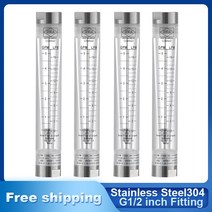 LZM 15G 스테인리스강 304 조인트 인터페이스 액체 유량계 수관형 공기유량계 가스 회전계가스 회전계유량계, 04 0.8-8m3 H AIR