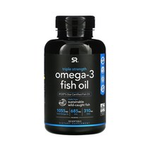 스포츠리서치 오메가-3 피쉬 오일 트리플 스트렝스 1 250mg 120소프트젤 틸라피아 정제수 식물성 글리세린 알티지 토코페롤 어유 rtg 에이코사펜타엔산 도코사헥사엔산 생선
