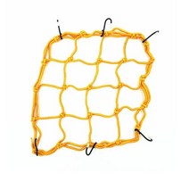 오토바이 탑박스 Aqtqiq-오토바이 수하물 그물 가방 1 개 후크 6 포함 헬멧 로프 연료 탱크 네트워크 여행 용품, YELLOW