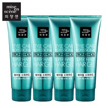 미쟝센 스타일케어 프로페셔널 헤어젤(슈퍼하드)200ml 헤어젤, 4개