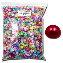 쪼아닷컴 진주구슬 반쪽진주구슬 만들기 공예 재료 진주, 벌크 반쪽 원형 8mm 혼합