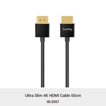 영상스위처 라이브방송장비 영상스위쳐 블랙매직디자인 편집기 캡처보드 HDMI 비디오캡처보드dslr모니터무선 비디오 송신기 앰프용 smallrig 울트라 슬림 4k 60hz 2.0, 01 55cm