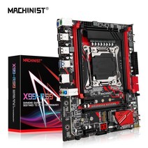기계공 X99 마더 보드 LGA 2011-3 지원 Xeon E5 2640 2666 v3/v4 CPU DDR4 ECC RAM 및 SSD M.2 M-ATX RS9, 상세내용표시
