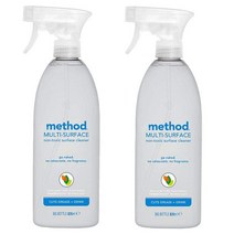 Method 영국 메소드 다목적 클리너 세제 세정제 스프레이 네이키드 무향 828ml 2팩