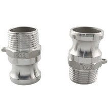 알루미늄 Camlock TAODAN 2피스 2.5cm1인치 NPT 암나사 글로벌 캠 및 그루브 호스 피팅 암 어댑터 캠락 555659