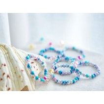 [사랑방비누] 오로라 비즈팔찌 만들기 키트(5인용) 동영상포함