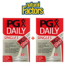 (1+1) 내추럴팩터스 PGX PolyGlycopleX 폴리글리코플렉스 식이섬유 가루 곤약 잔탄검 2.5g 30포 2팩