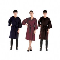 가우니아 미용가운 오드리 끈 가운GAA101, 브라운