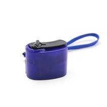 휴대용발전기 캠핑휴대용 미니 전화 보조베터리 비상 충전기 USB 수동 발전기 야외 손 권선, 03 3 Blue