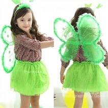 나와또 초록나비날개 4종세트 할로윈소품