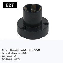 1pcs LED 노화 램프 홀더 E27E14B22 led 전구 자료 난연 재료, 01 E27