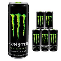 몬스터에너지 그린 몬스타 에너지 드링크 음료 355ml 6개, 355ml 6캔, 상세페이지 참조