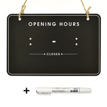 루리앤메리 블랙보드 칠판 01 OPEN CLOSED 걸이용 안내판, C1 블랙보드 & 초크흰색1개