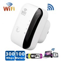 무선 와이파이 리피터 신호 증폭기 장거리 익스텐더 라우터 300Mbps 부스터 액세스 포인트, [01] black US