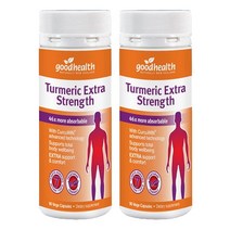 굿헬스(Good Health) 굿헬스 고함량 튜메릭(강황) 엑스트라 스트렝스 90캡슐 X 2개, 180캡슐, 1세트