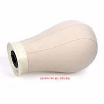 머리모형 가발 거치대 정리 가발 스타일링 바늘로 감싸는 모델 머리 캔버스 머리 모형 머리 가발 설치 가능, 머리둘레24인치(60cm), 하나