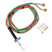 금세공 작은 토치 키트 보석 도구 장비 용접 기계 프로판 만들기 1 세트 5 팁, 02 with bag