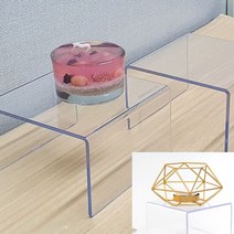 2개 다용도 ㄷ형 진열대 매대 약국진열대 소품진열대 제품전시대 아크릴받침대