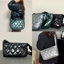 샤이닝 퀼팅 패딩 크로스 백 가방 3가지 컬러