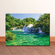 LAN007_홈데코 수채화 풍경그림 캔버스액자 인테리어, 무광일반_L_24cm x 33cm