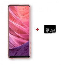 Mahdi M9 새로운 블루투스 5.0 MP3 플레이어 3.5 인치 터치 스크린 HiFi 음악 플레이어 FM 라디오 전자 책 비디오 내장 스피커, Rose Gold add 32GB_CHINA