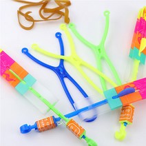 불빛 슈팅 낙하산 어린이 선물 비행기만들기 야외활동, 랜덤