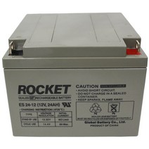 세방전지 로케트 연축전지 납축전지 ES 24-12 (12V 24Ah), 1개