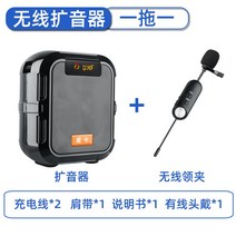 강의용마이크 공연용 무선 교사 이어 행사용 소형 핸드 휴대용, 본품 + 넥클립 마이크