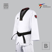 [무토] 베이직 4.5 도복_검정깃, 없음