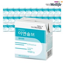 대상웰라이프 이엔솔브 화이바 아셉틱 영양상태 개선, 1박스, 30팩
