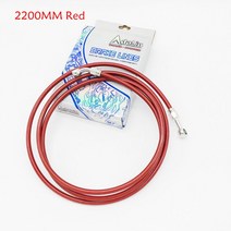 유압호스 Adelin 바이크 오토바이 오일 호스 라인 파이프 유압 강화 브레이크 및 클러치 범용 튜브 핫 950mm 1100mm 2200mm, [03] L1-2200mm Red