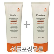 비욘드 에코 데일리 디펜스 패밀리 바디선 100ml 1+1 (SPF50+/PA+++) 온가족 선크림