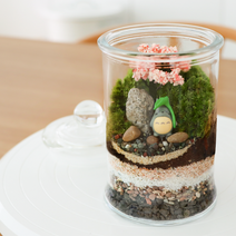 [테르테라] 숲속 테라리움(산악자전거/이웃집고양이) DIY 키트, 이웃집 고양이