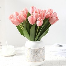 조화 튤립 한송이 꽃다발 졸업꽃다발 단체꽃다발 미니꽃다발 스승의날 어버이날 꽃다발, 옐로우