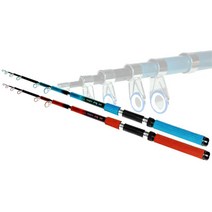 여성용 입문자 커플 여행 릴낚싯대 바다낚시용품 리버킹 미니낚시대 장어, 빨강/180