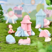놀이터 공원 DIY 만들기 재료 미니어처 피규어, 2.미끄럼틀 블루